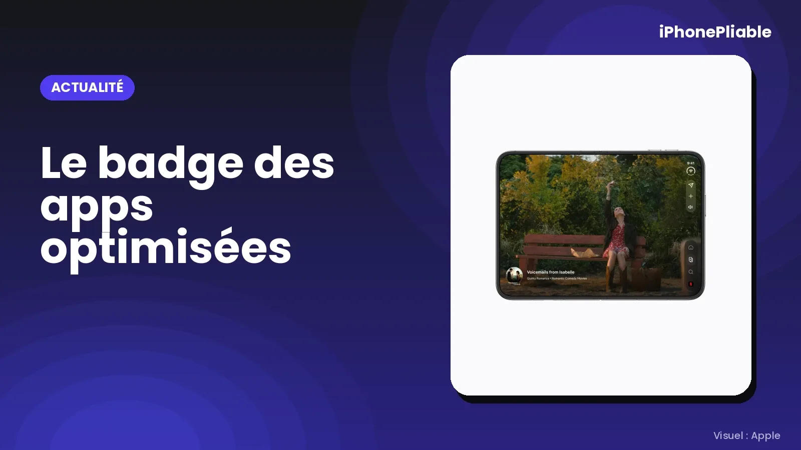 Applications optimisées pour l’iPhone Duo