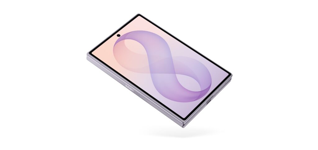Le Samsung Galaxy Z Fold8 déplié, vu de face